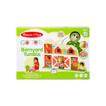 Melissa & Doug GO Tots Barnyard Tumble Wooden Toy With Collectible Characters - Multicolour