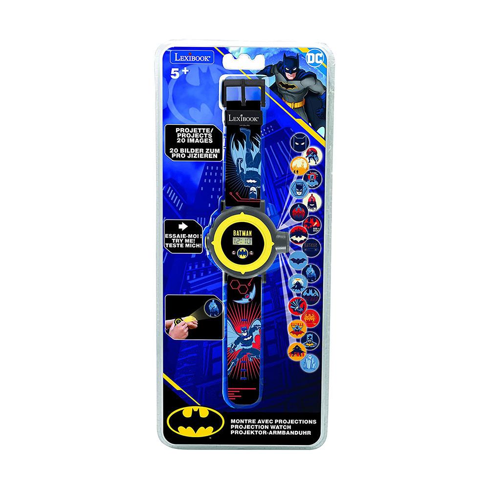 Lexibook Batman Childrens Projection Watch With 20 Images -Red And Blue