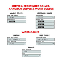 Lexibook Collins Electronic Spellchecker And Thesaurus Crossword Conjugation Anagram Solver Words Games - Blue