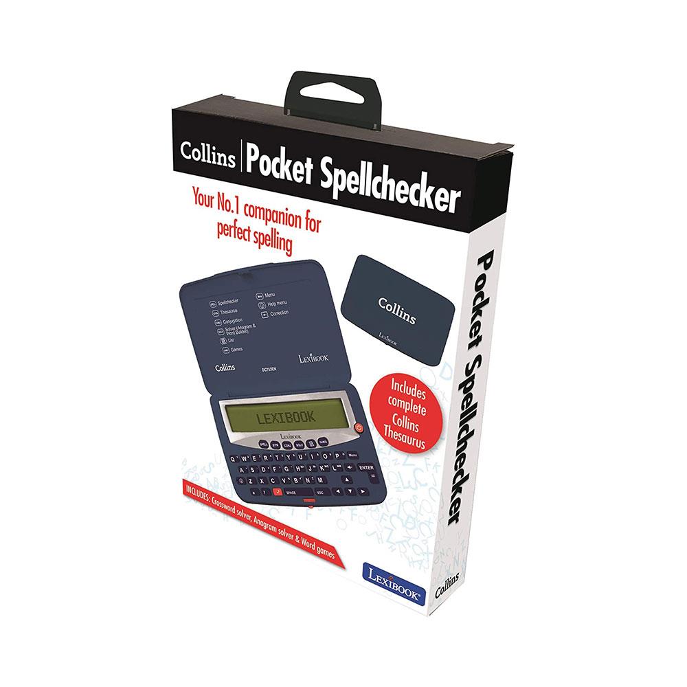 Lexibook Collins Electronic Spellchecker And Thesaurus Crossword Conjugation Anagram Solver Words Games - Blue