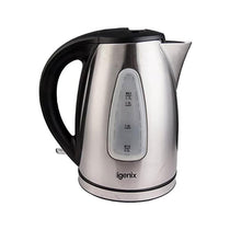 Igenix Cordless Electric Jug Kettle Brushed Stainless Steel 3000 W 1.7 Litre - Silver