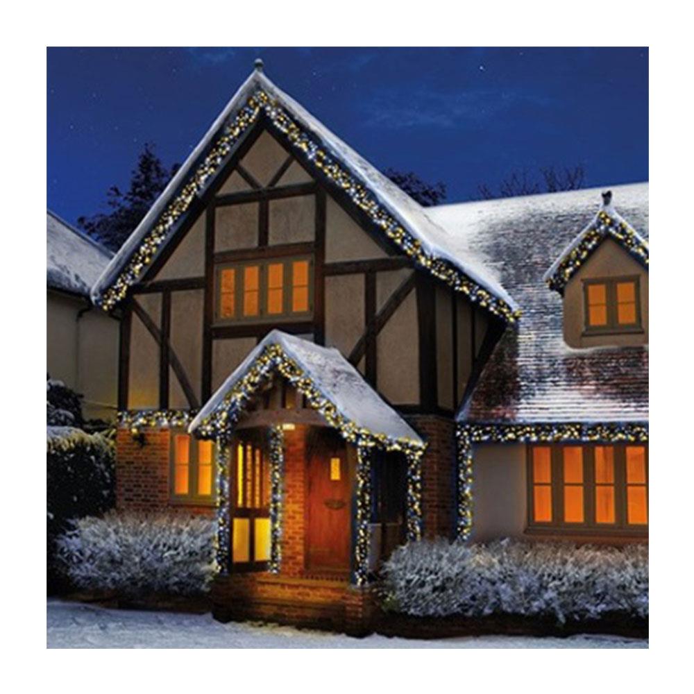 Premier Christmas 720 Multi Action LED Clusters Lights With Timer - White And Warm White Mix Secondary image