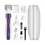 Wahl Pure Radiance Womens Face And Body Hair Remover 4 In 1 Facial Hair Bikini Underarms Legs Trimmer - Purple