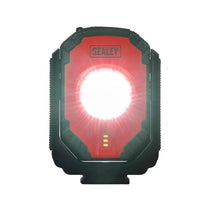 Sealey LED Rechargeable Worklight 15W COB 1000 Lumens - Black/Red