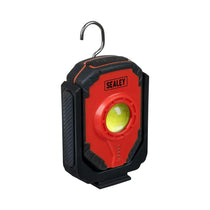Sealey LED Rechargeable Worklight 15W COB 1000 Lumens - Black/Red