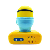Lexibook Despicable Me Minions Childrens Clock With Night Light - Yellow/Blue