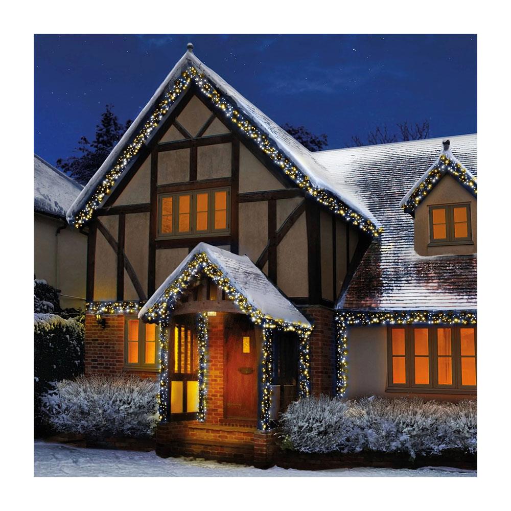 Premier Christmas 720 Multi Action LED Clusters Lights With Timer - Warm White Secondary image
