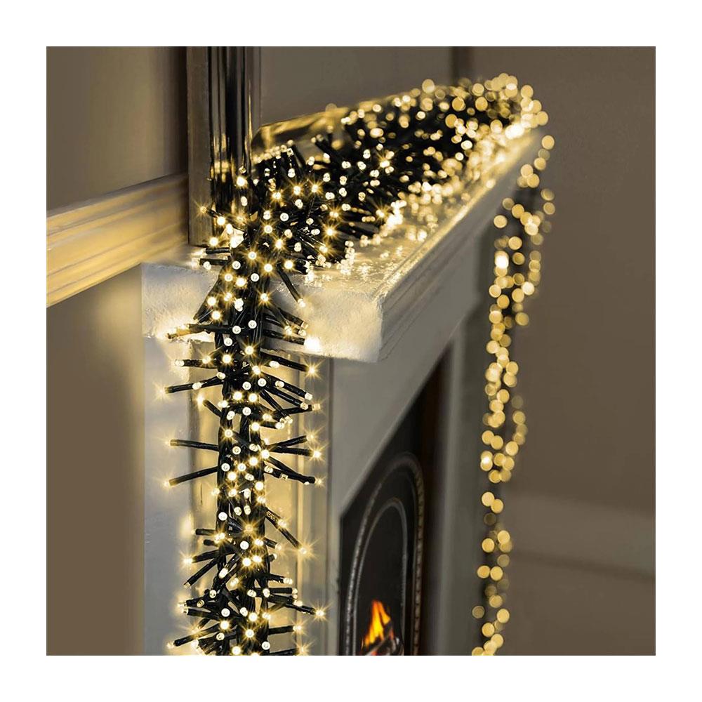 Premier Christmas 720 Multi Action LED Clusters Lights With Timer - Warm White