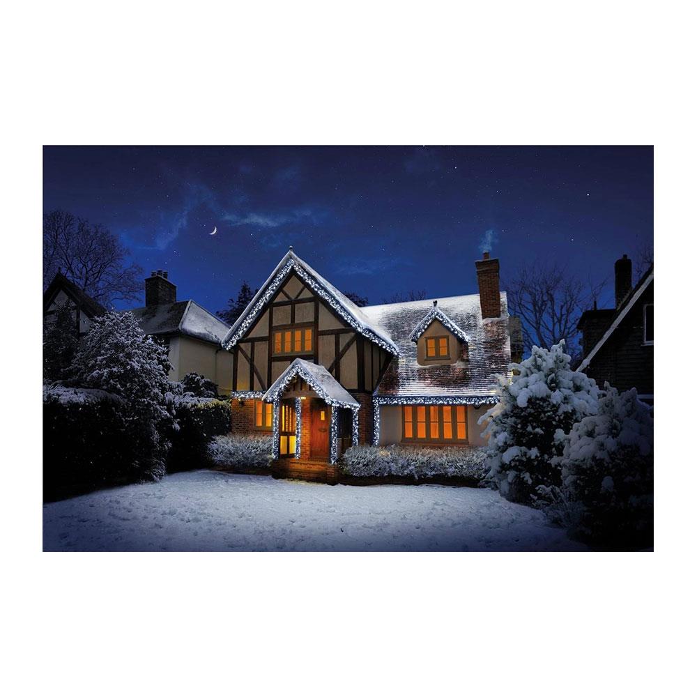 Premier Christmas 960 Multi Action LED Cluster Lights With Timer White Outdoor Festive Lighting Secondary image