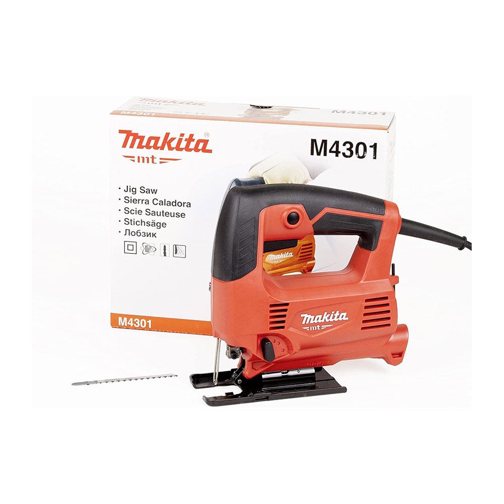 Makita MT Series Electric Jigsaw With Variable Speed Control 450W 240V - Red/Black