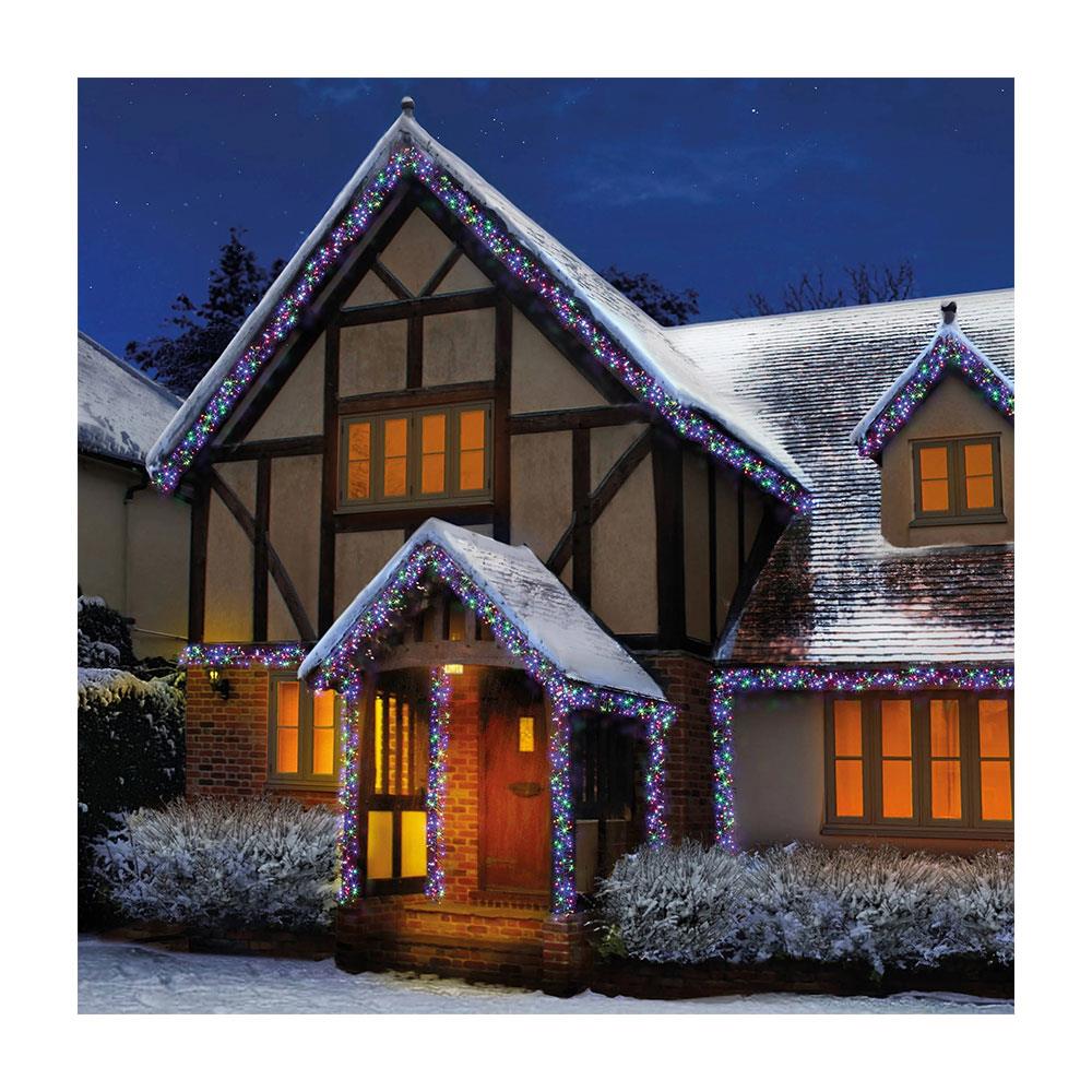 Premier Christmas 3000 Multi Action LED Clusters Lights With Timer - Multicolor Secondary image