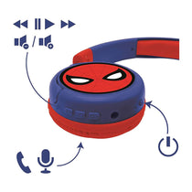Lexibook Lexibook SpiderMan Bluetooth and Wired Foldable Kids Headphones Multicolour