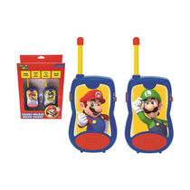 Super Mario Walkie Talkies 120m Kids Two Way Communication Radio Set Blue Red TW12NI