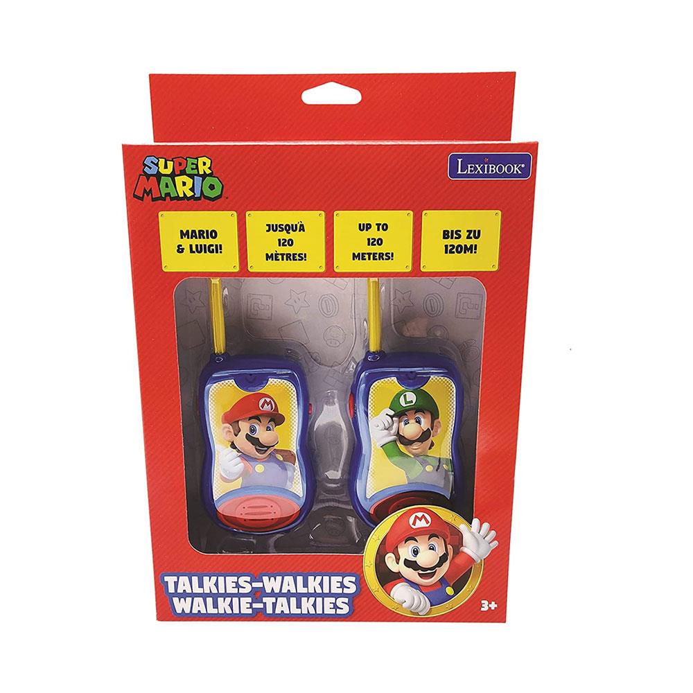 Super Mario Walkie Talkies 120m Kids Two Way Communication Radio Set Blue Red TW12NI