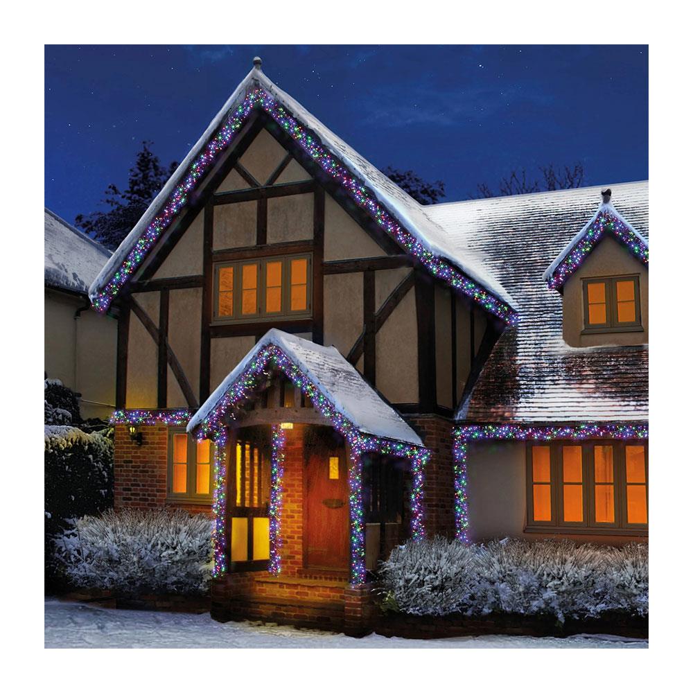 Premier Christmas 960 Multi Action LED Clusters Lights With Timer - Multicolour Secondary image