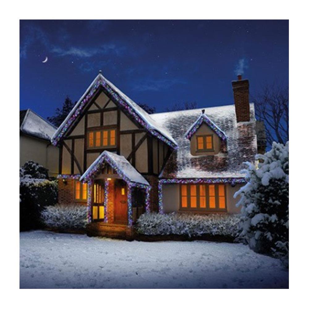 Premier Christmas 960 Multi Action LED Clusters Lights With Timer - Multicolour