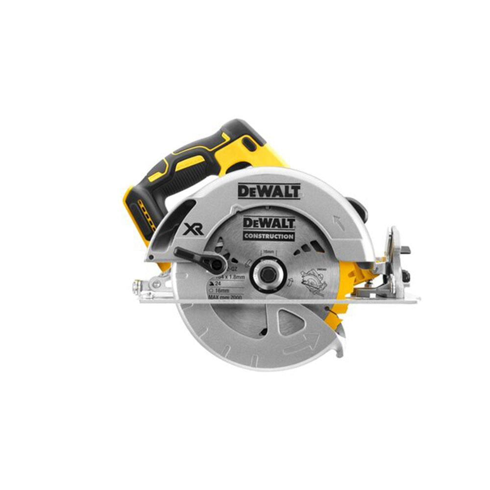 Dewalt 18V XR Cordless Brushless Circular Saw 184mm Bare Unit - Yellow/Black Main image