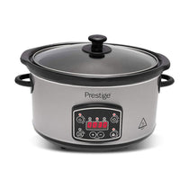 Prestige Digital Slow Cooker 5.6L Stainless Steel 300W Ceramic Pot