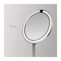 HoMedics Twist LED Beauty Mirror With Magnification Sensor Silver