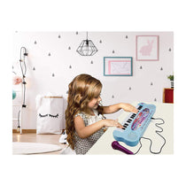 Lexibook Disney Frozen II Elsa Anna Olaf Electronic Keyboard With Mic And Line-In Cable 32 Keys Piano - Blue/Purple