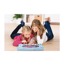 Lexibook Disney Frozen II Elsa Anna Olaf Electronic Keyboard With Mic And Line-In Cable 32 Keys Piano - Blue/Purple
