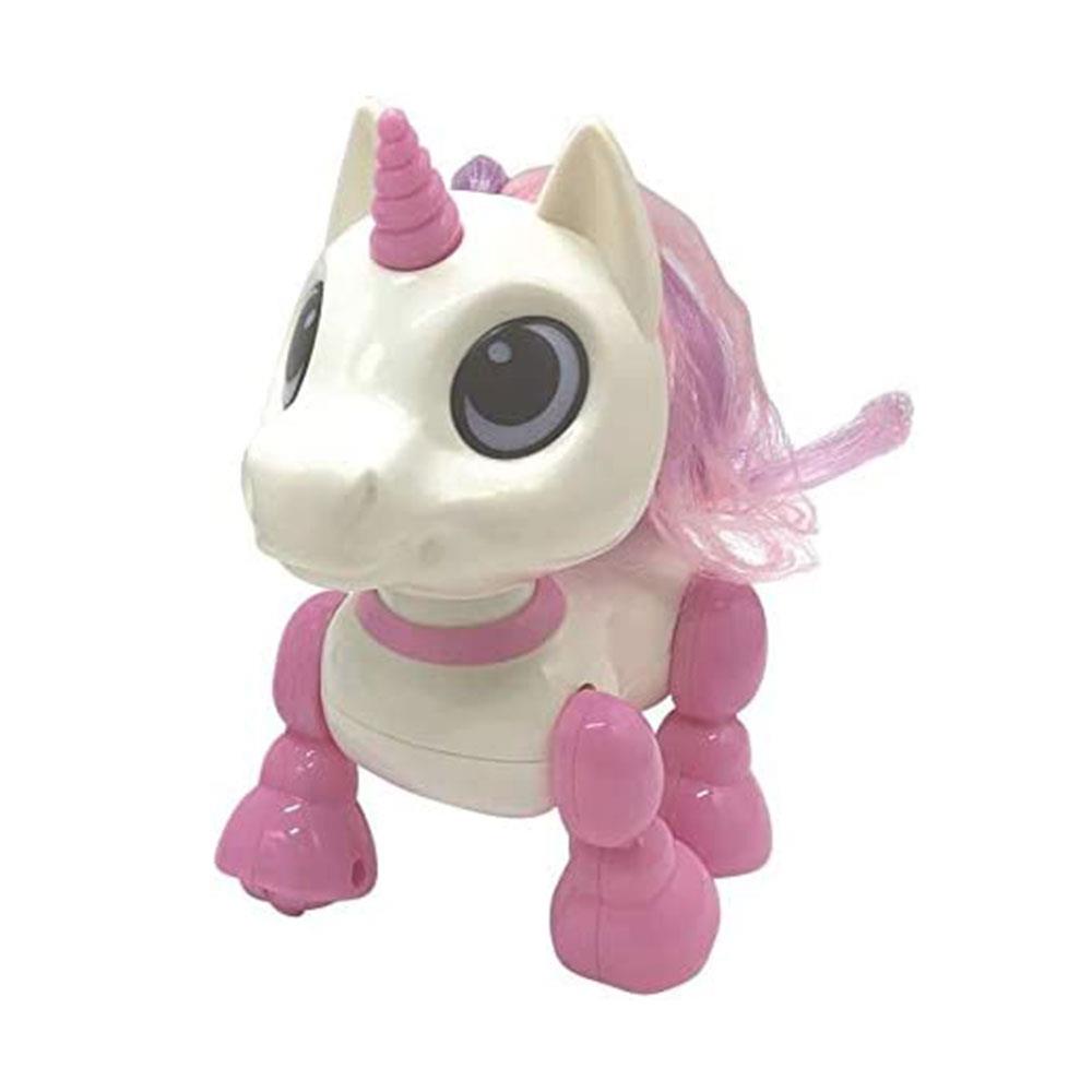 Interactive Power Mini Unicorn Robot Lexibook Sound Light Voice Repeating Toy for Kids