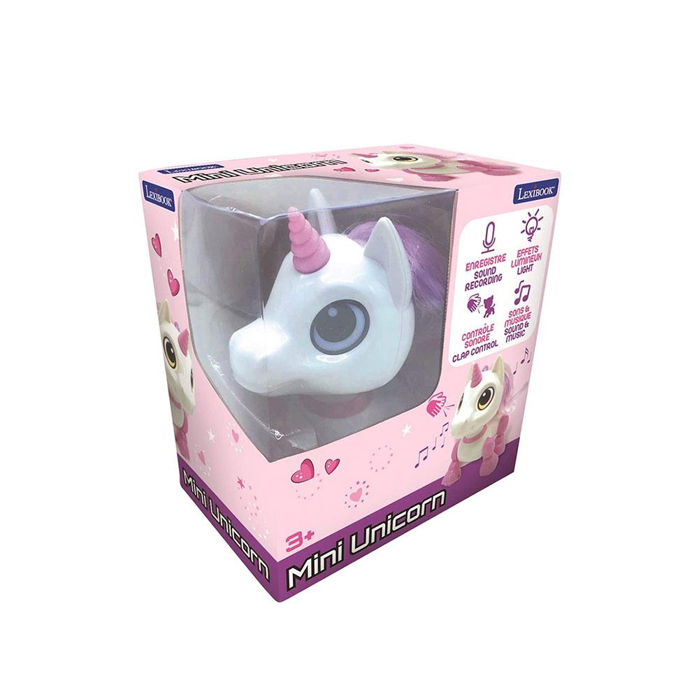 Interactive Power Mini Unicorn Robot Lexibook Sound Light Voice Repeating Toy for Kids