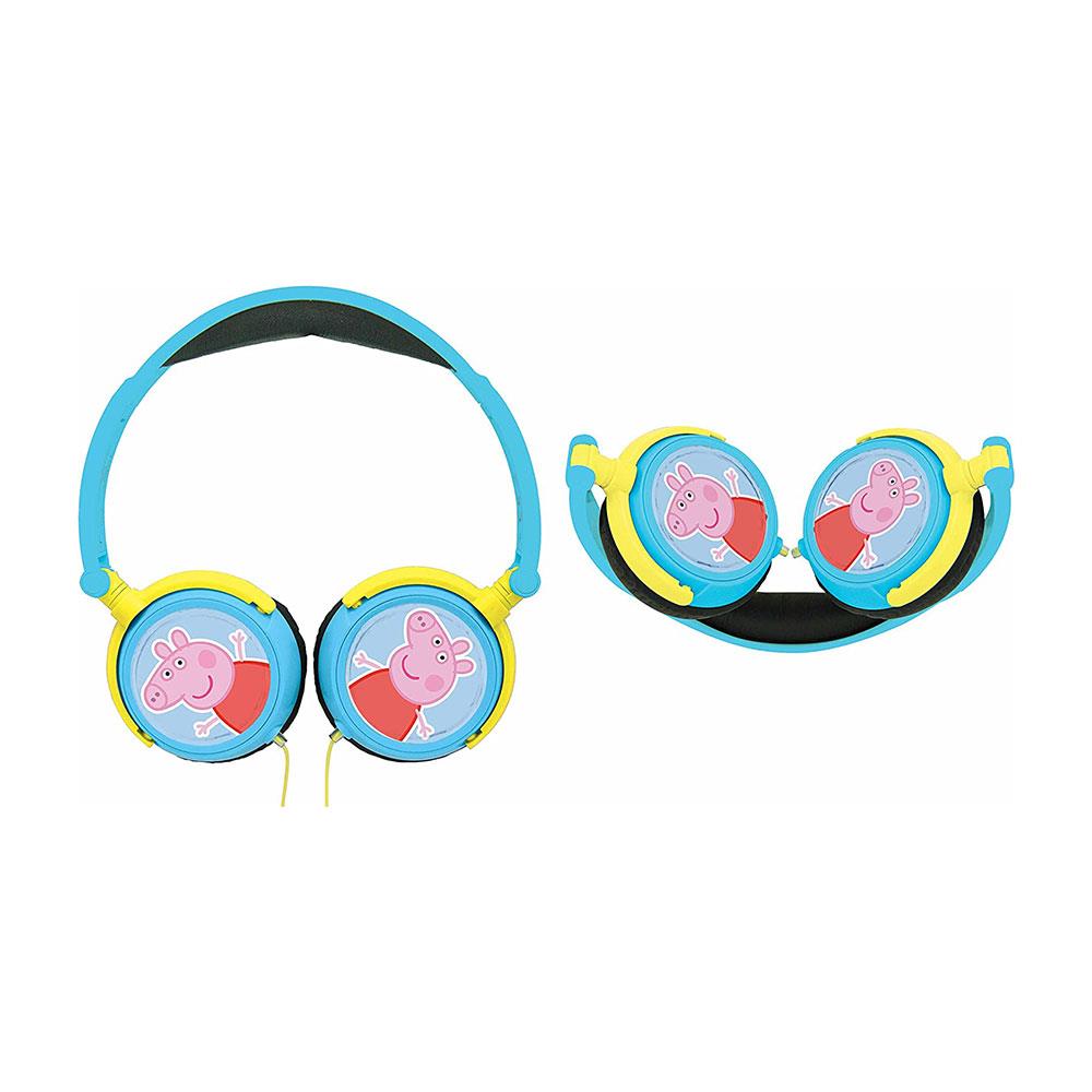 Peppa Pig Headphones Foldable Stereo Volume Limiter – Kids Blue HP015PP