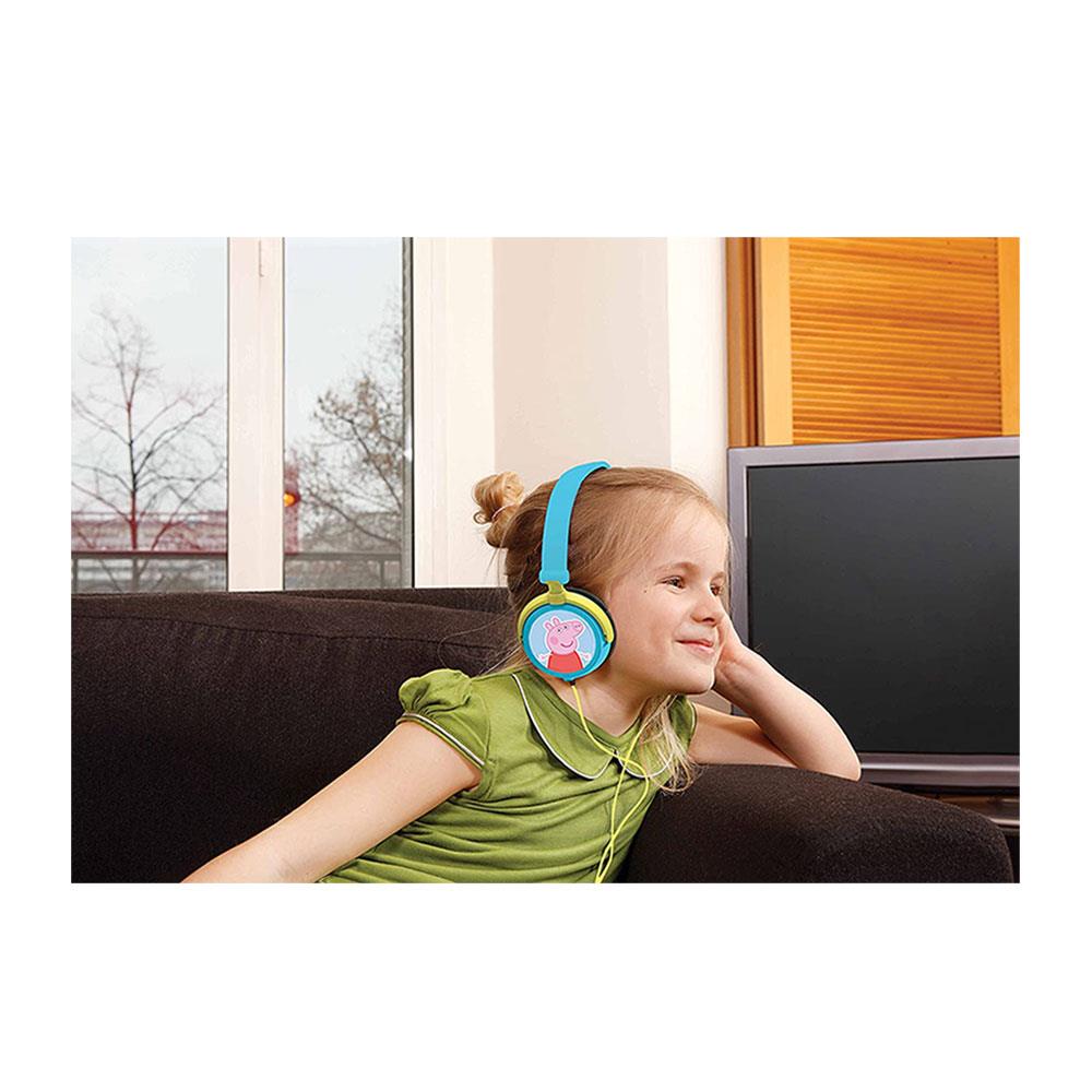 Peppa Pig Headphones Foldable Stereo Volume Limiter – Kids Blue HP015PP