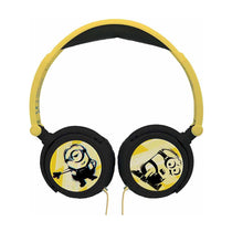 Lexibook Despicable Me Minions Foldable Stereo Headphones With Volume Limiter - Yellow/Black