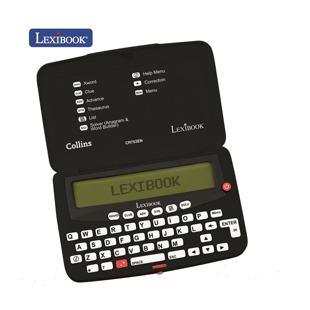 Lexibook Collins Crossword Solver Electronic Dictionary Calculator Black