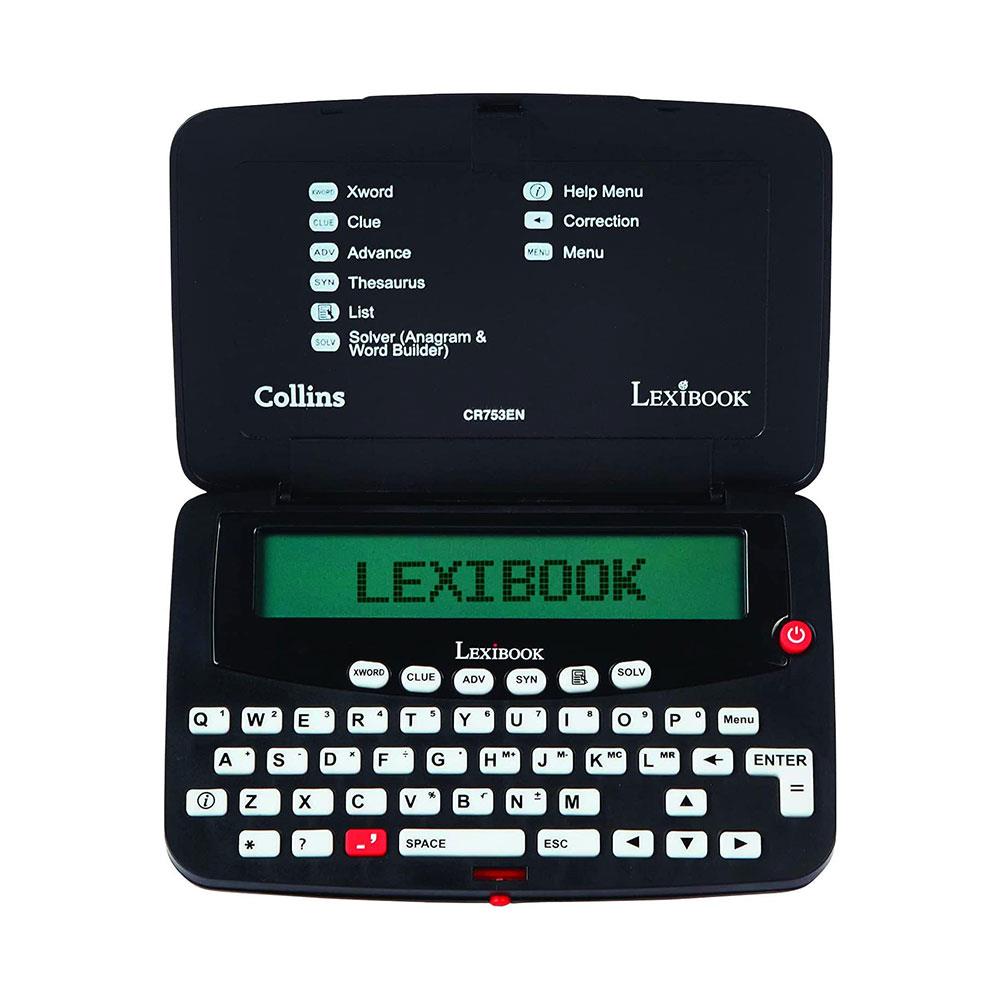 Lexibook Collins Crossword Solver Electronic Dictionary Calculator Black