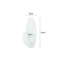 3M Command Bathroom Hooks Medium Frosted Damage-Free Wall Hooks 1.3kg Hold