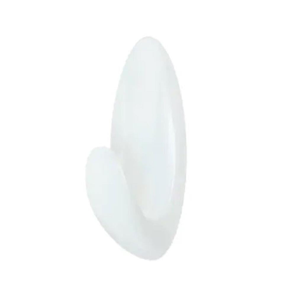 3M Command Bathroom Hooks Medium Frosted Damage-Free Wall Hooks 1.3kg Hold