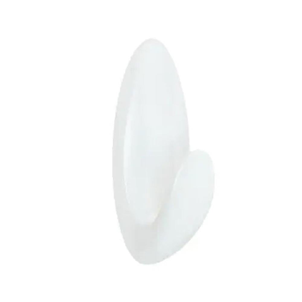 3M Command Bathroom Hooks Medium Frosted Damage-Free Wall Hooks 1.3kg Hold