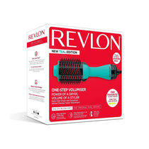 Revlon One-Step Hair Dryer and Volumiser Brush – New Teal Edition Ionic Hot Air Styling Tool EU Plug