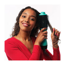 Revlon One-Step Hair Dryer and Volumiser Brush – New Teal Edition Ionic Hot Air Styling Tool EU Plug