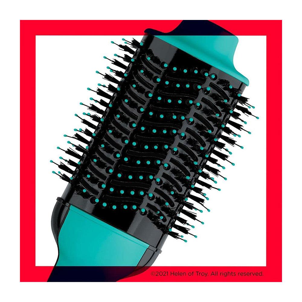 Revlon One-Step Hair Dryer and Volumiser Brush – New Teal Edition Ionic Hot Air Styling Tool EU Plug
