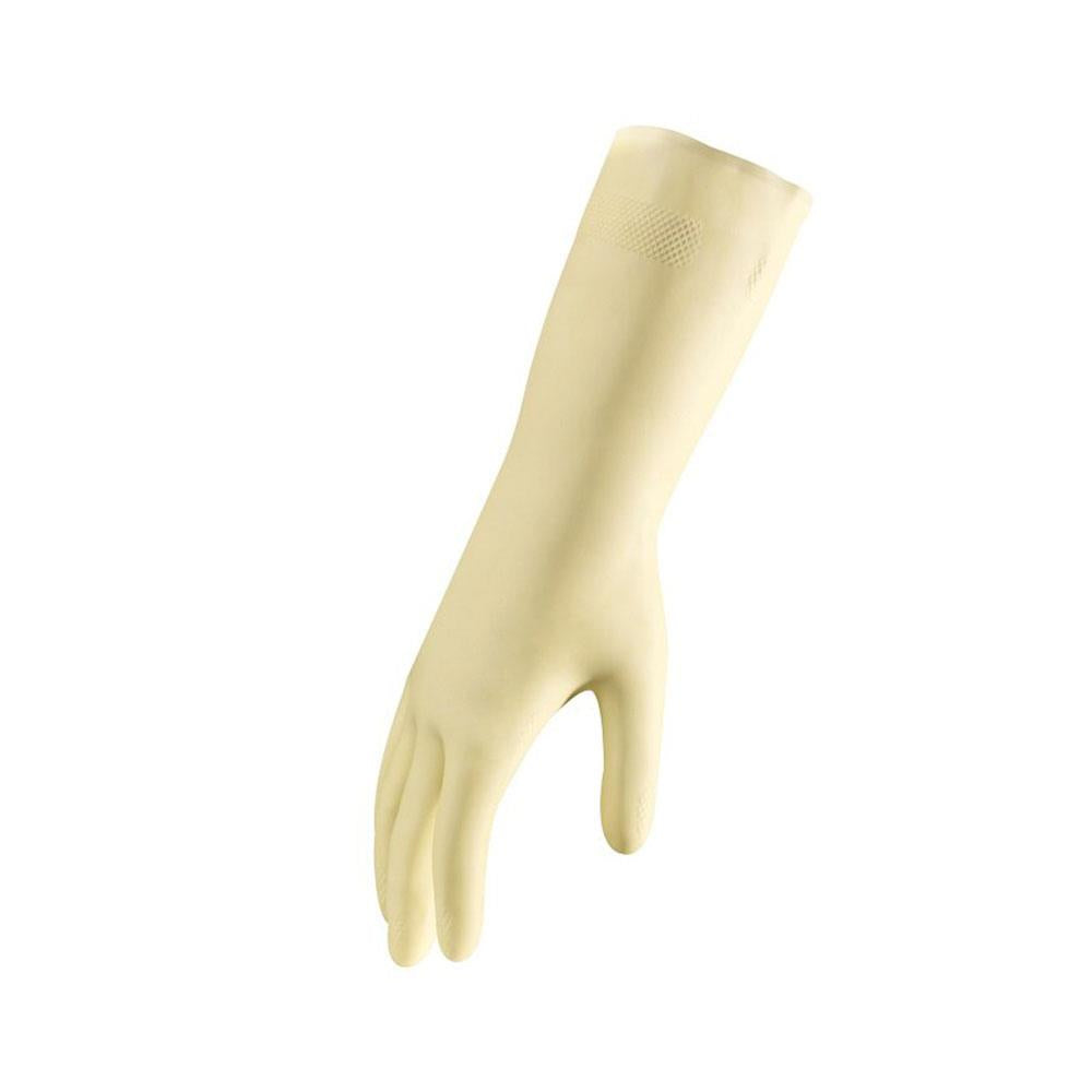 BizzyBee Satin Touch Cleaning Gloves Large Unlined Household Latex Gloves