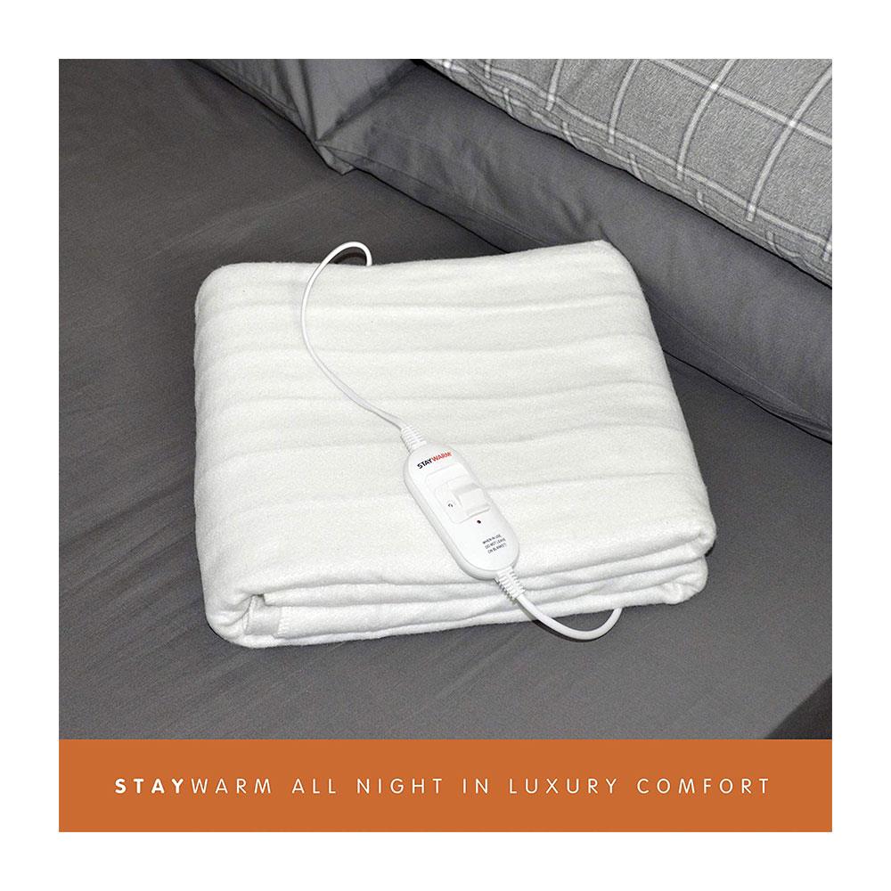 STAYWARM Electric Underblanket Single 120x60cm White F900 40W