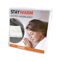 STAYWARM Electric Underblanket Single 120x60cm White F900 40W