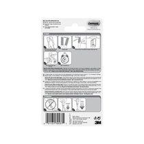 3M Command Wire Back Picture Hanger Large White 2.2kg Holding Power 17041