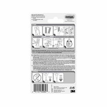 3M Command Universal Sticky Nail Large 1 Hanger And 2 Large Strips 2.2kg Holding Power - Silver