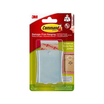 3M Command Universal Sticky Nail Picture Hanger Jumbo 1 Hanger And 4 Large Strips 3.6kg Holding Power - Silver