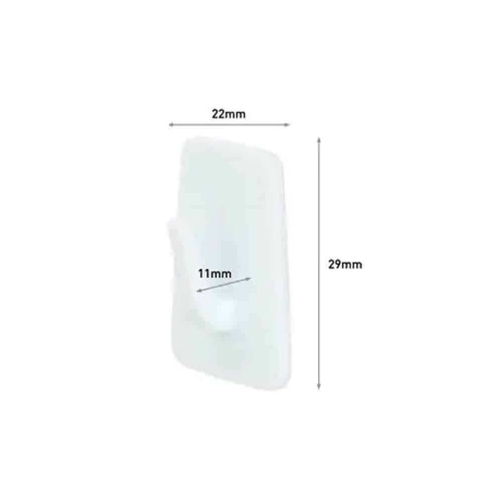 3M Command Micro Hooks Mini 225g Holding Power White Hooks with Strips