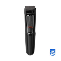Philips Series 3000 All-In-One Trimmer Beard Hair And Nose Multi Grooming Kit With 7 Attachments - Black