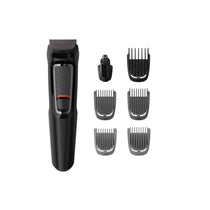 Philips Series 3000 All-In-One Trimmer Beard Hair And Nose Multi Grooming Kit With 7 Attachments - Black