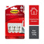 Command Wire Hooks Small 3M Damage-Free Hanging Hooks 225g White