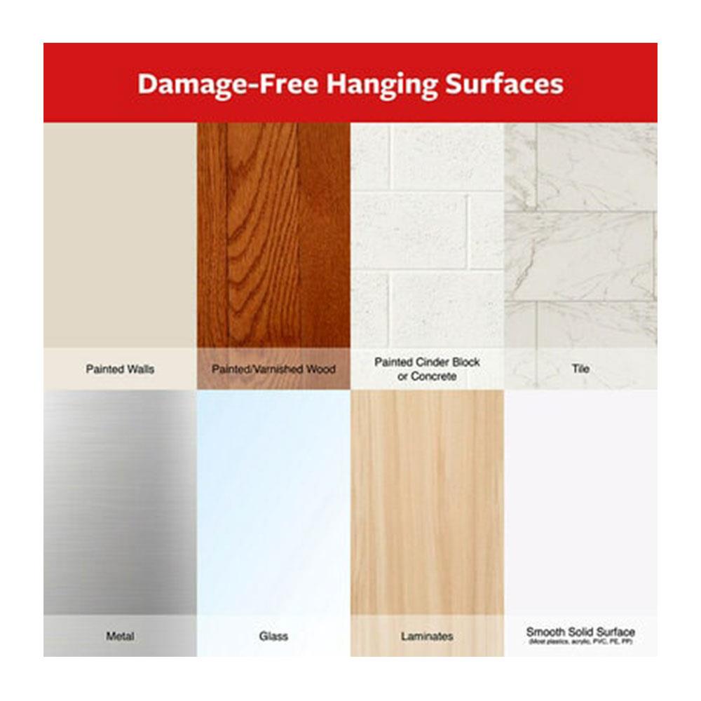 Command Wire Hooks Small 3M Damage-Free Hanging Hooks 225g White