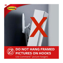 Command Wire Hooks Small 3M Damage-Free Hanging Hooks 225g White